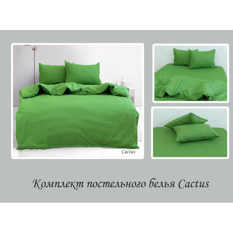 Комплект постільної білизни семейный Cactus