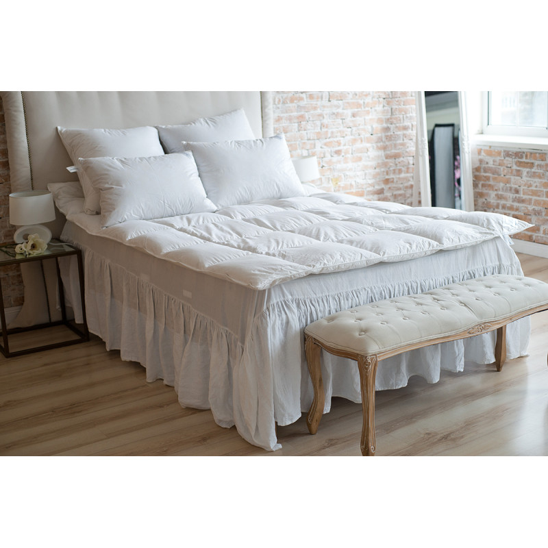 Ковдра SoundSleep Zero gravity пухова 90% сірий пух демісезонна 140х205 см 500г (91688194)