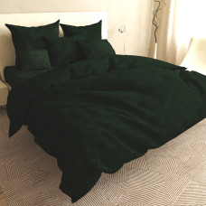 Комплект постільної білизни SoundSleep Stripy Green бязь полуторний 160х220 см (93949248)