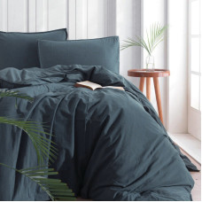Комплект постільної білизни SoundSleep Stonewash Adriatic Light Green сімейний світло-зелений (94350463)