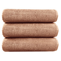 Рушник махровий з петелькою SoundSleep Delicat 70х140 см 500гм2 бежевий (94313284)
