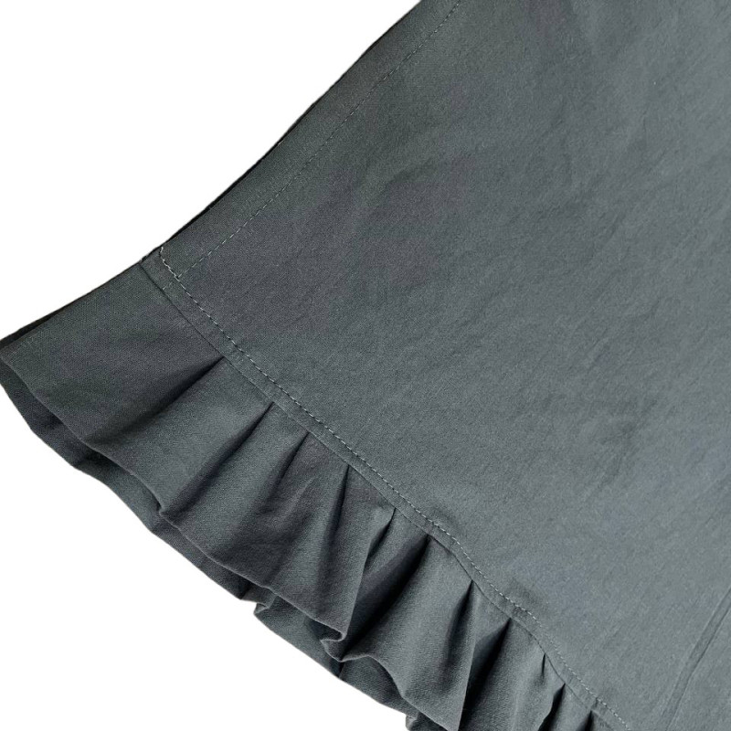 Ранер SoundSleep Stonewash Graphite 40х180 см з рюшами (94331806)