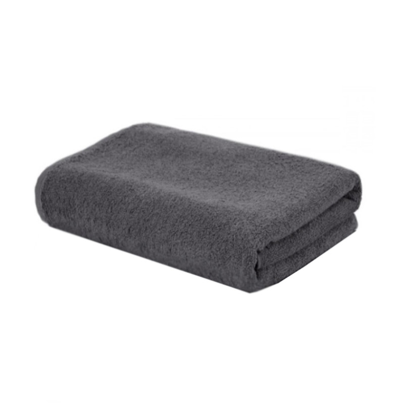 Рушник махровий SoundSleep Lenity з петелькою 400г 50х90 см темно-сірий (2800004628495)