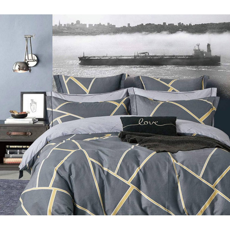 Наволочка SoundSleep Alonas бязь 70х70 см сірий (2800004649988)