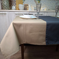 Скатертина SoundSleep Loisa водостійка 130х180 см бежева (2800004658409)