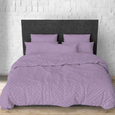 Комплект постільної білизни SoundSleep Rhomb Purple бязь Полуторний 160х220 см фіолетовий (2800004674379)