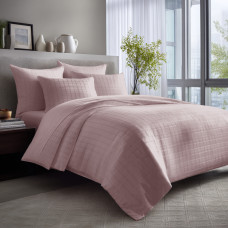 Комплект постільної білизни SoundSleep Jacquard Delicacy Rose сатин-жаккард Двоспальний Євро 200х220 см суха троянда (2800004890472)