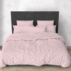 Наволочка SoundSleep Rhomb Light Pink бязь 50х70 см рожева (2800004674447)