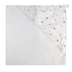 Рушник-куточок SoundSleep Stars махровий 90х90см білий (2800004794107)