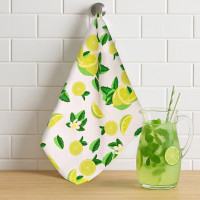 Набір кухонних рушників SoundSleep Lime Fresh вафельні 3 шт 50х70 см 240 г білий (2800004961615)