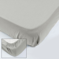 Простирадло на гумці SoundSleep PR80R-Ran-147Gray ранфорс 180х200 см (92932180)