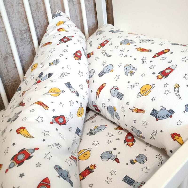 Комплект постільної білизни зимовий у ліжечко SoundSleep Space дитячий фланель 112х147 см (2800004977692)