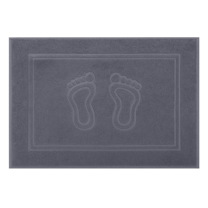 Рушник для ніг махровий SoundSleep Aliso 50х70 см 700 г сірий (2800004952187)