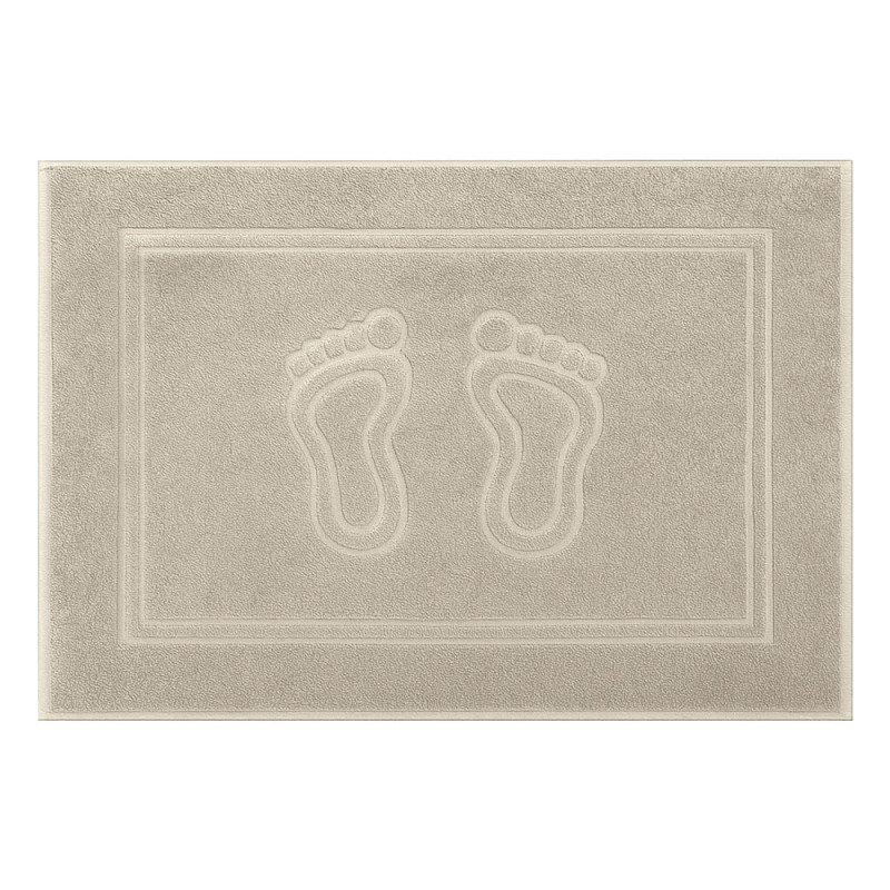 Рушник для ніг махровий SoundSleep Aliso 50х70 см 700 г сіро-бежевий (2800004952170)