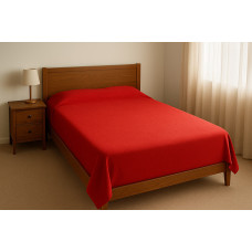 Простирадло фланелеве SoundSleep Red фланель 150х240 см червоне (2800004996730)