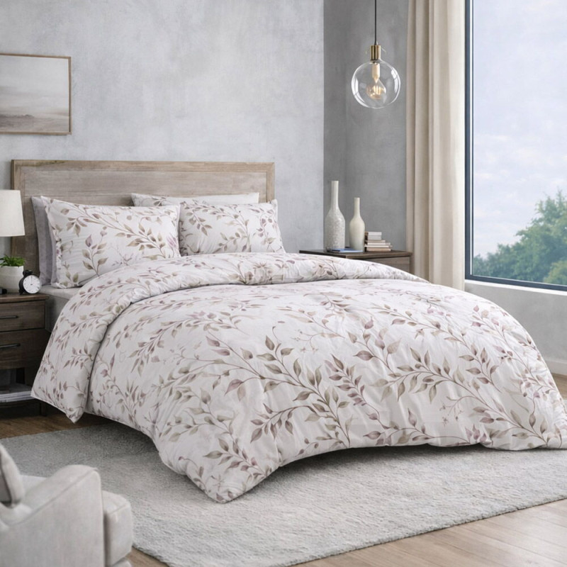 Комплект постільної білизни SoundSleep Royal Blossom ранфорс двоспальний євро 145х220 см (2800005024265)