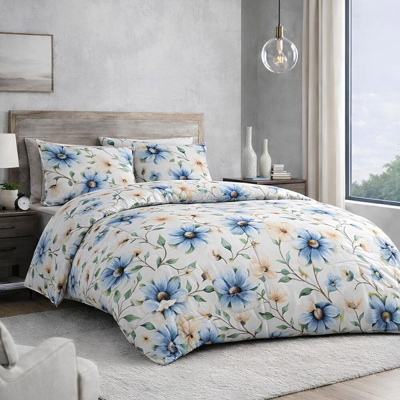 Комплект постільної білизни SoundSleep Ethereal Flore ранфорс сімейний 145х220 см (2800005024302)