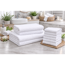 Набір з 9 махрових рушників SoundSleep Hotel SoundSleep білий (2800004992282)