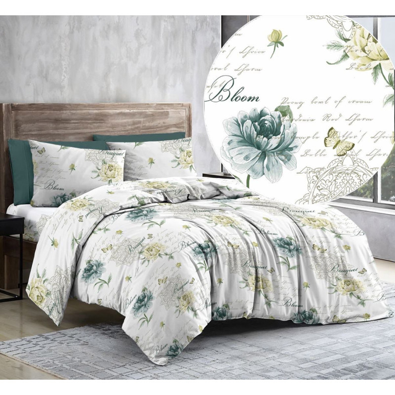 Комплект постільної білизни SoundSleep Vintage Bloom бязь-голд двоспальний 175х215 см (2800005071559)