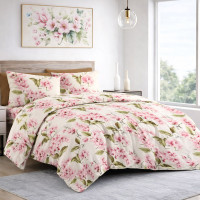 Комплект постільної білизни SoundSleep Petals Cream бязь-голд сімейний 140х215 см (2800005071689)