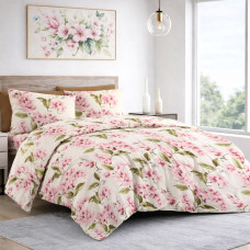 Комплект постільної білизни SoundSleep Petals Cream бязь-голд сімейний 140х215 см (2800005071689)