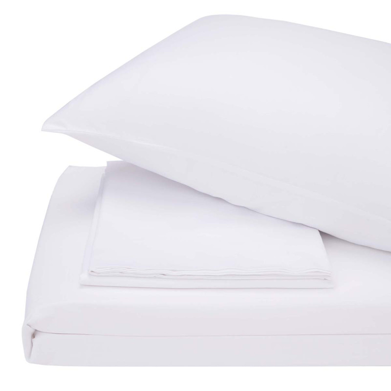 Комплект постільної білизни SoundSleep Lelitt White сатин євро 200х220 см білий (93568425)