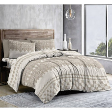Комплект постільної білизни SoundSleep Lace Beige бязь-голд двоспальний 175х215 см (2800005093476)
