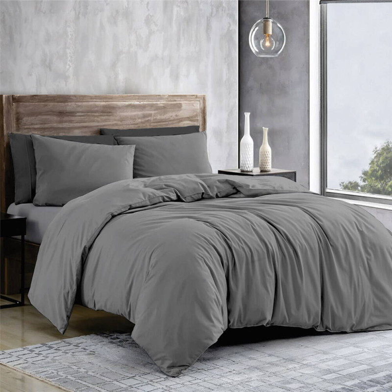 Комплект постільної білизни SoundSleep Plain Grey 150х220 см