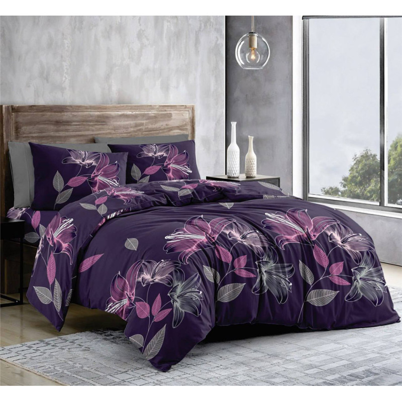 Комплект постільної білизни SoundSleep Floral Purple
