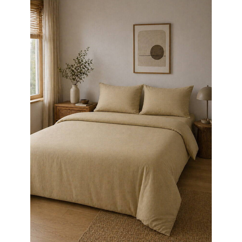 Простирадло SoundSleep Beige бязь 220х240 см бежева