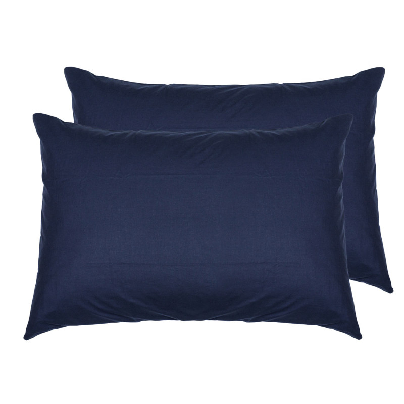 Комплект наволочок SoundSleep Darkblue183 ранфорс 70×70 см, 2 шт., темно-синій