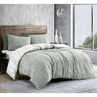 Комплект постільної білизни SoundSleep Branch Olive, бязь-голд, односпальний, 145х215 см