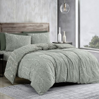 Підковдра SoundSleep Branch Olive з бязі-голд, 160×220 см, оливкова