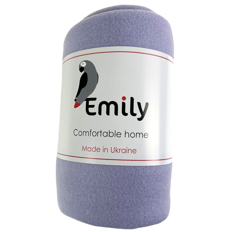 Флісовий плед Emily Levity 130х150 см, ліловий