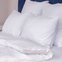 Наволочка SoundSleep Stripe сатин-страйп 40х60 см білий (2800004643993)