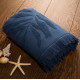 Рушник пляжний жакардовий SoundSleep Hawaii темно-синій 100х150 см