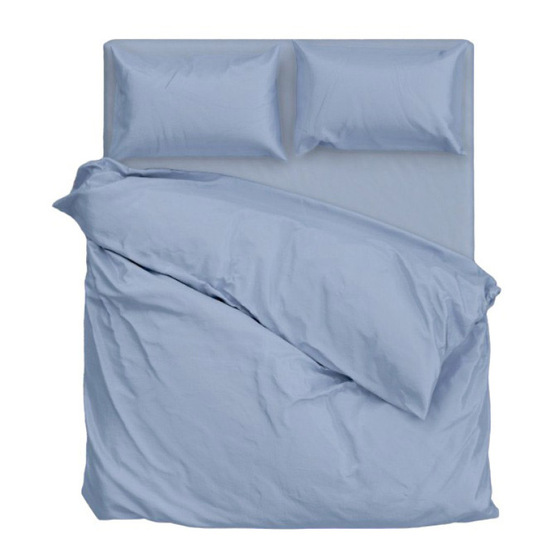 Простирадло SoundSleep Dyet Sky ранфорс 150х210 см блакитне (2800004805551)