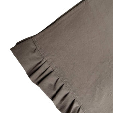 Ранер SoundSleep Stonewash Coffee 40х180 см з рюшами (94331707)