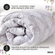 Ковдра літня 200x220 Afrodita IDEIA, штучний пух, легка, полегшена, м’яка