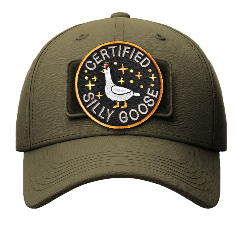 Шеврон нашивка Certified Silly Goose 7,6 см вишитий патч на липучці, для тактичного рюкзака, жилета, шлейки,