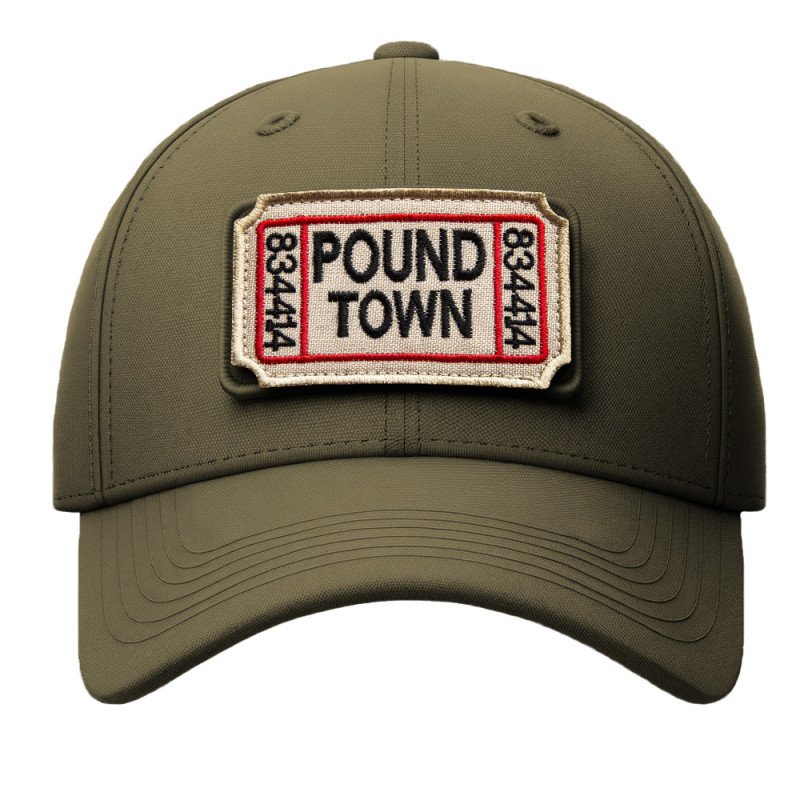 Набір шевронів 2 шт. з липучкою Ticket to Pound Town 4,6х7,6 см вишитий патч шеврон нашивка