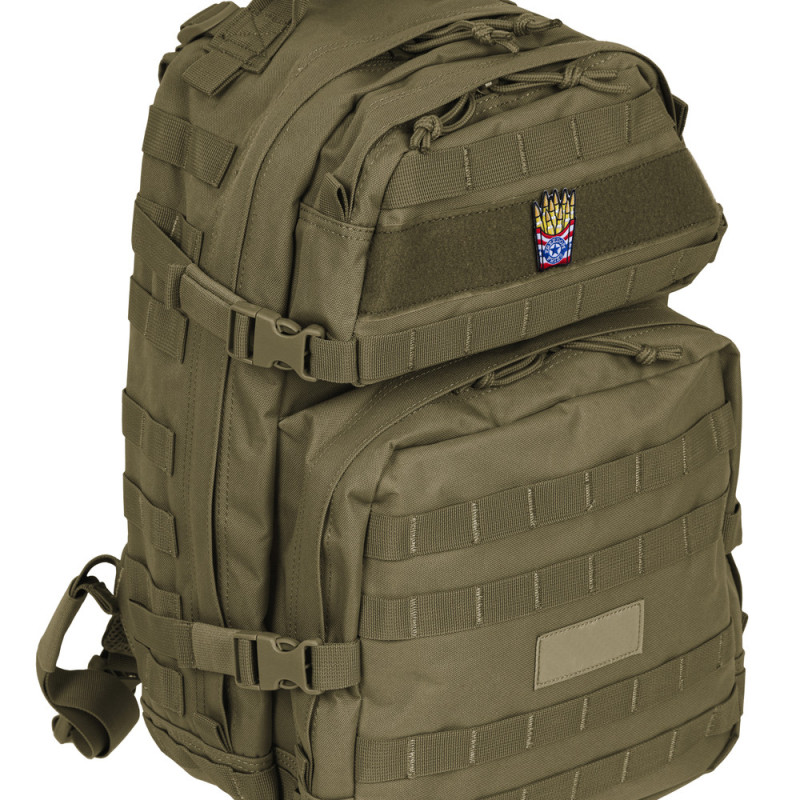 Шеврон нашивка Freedom Fries Patch 5×8 см вишитий патч на липучці