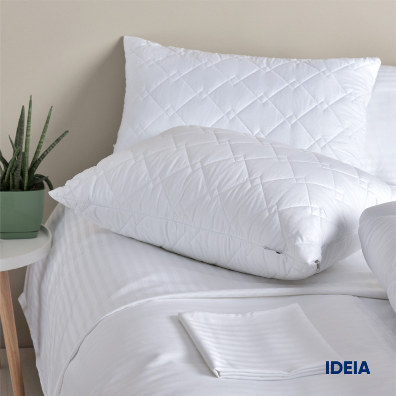 Подушка Classic Soft 50х70 см IDEIA штучний пух з внутрішньою подушкою на блискавці,  пуху для готелів та дому
