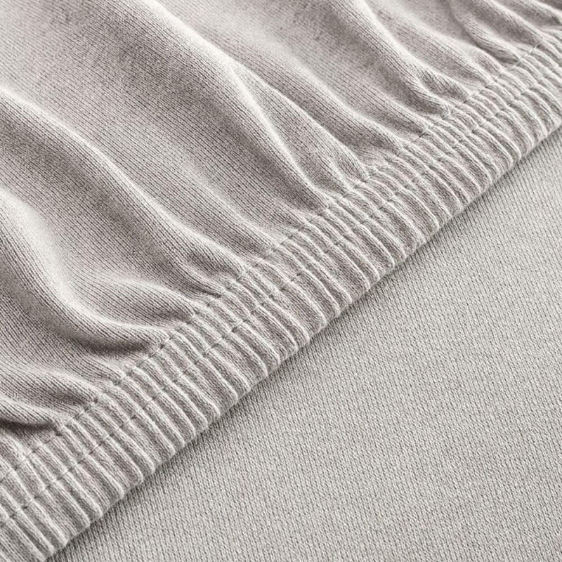 Простирадло трикотажне 80/90х200х35 см на гумці IDEIA, еластичне, трикотаж, бавовна сирій/беж