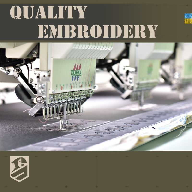 Шеврон із липучкою Прапор США 5х8 см вишитий патч нашивка