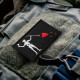 Шеврон із липучкою Чорна Борода Blackbeard 5х8 см вишитий патч нашивка