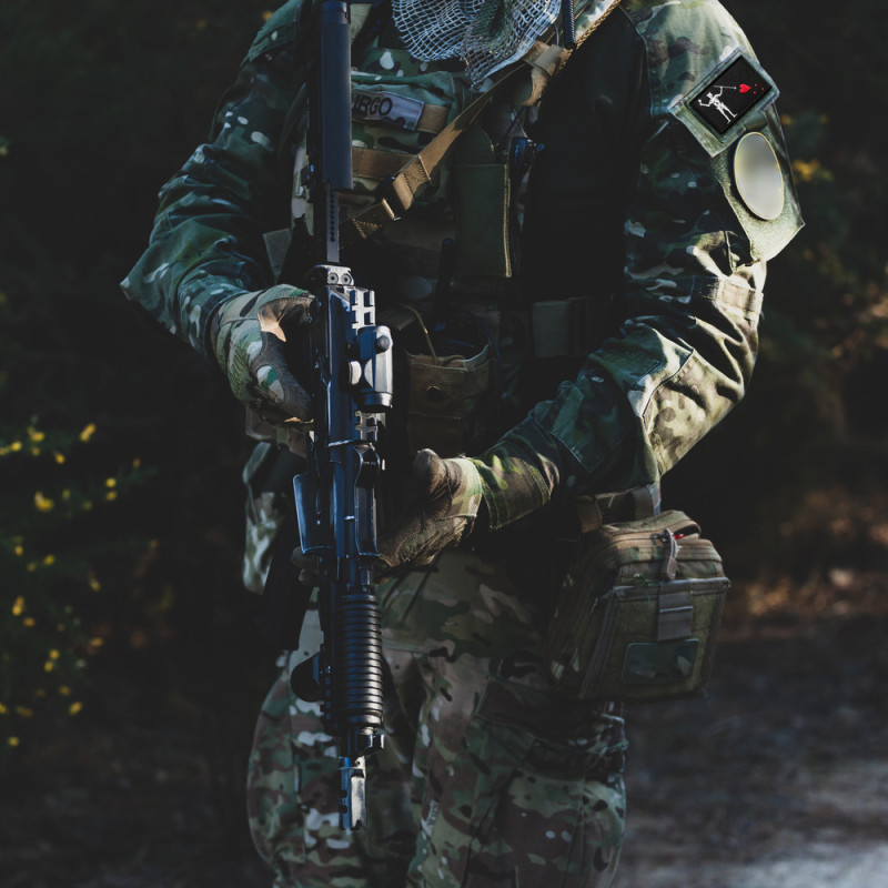 Шеврон із липучкою Чорна Борода Blackbeard 5х8 см вишитий патч нашивка