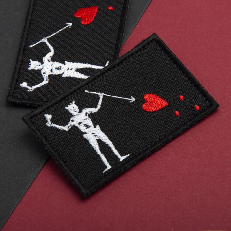 Шеврон із липучкою Чорна Борода Blackbeard 5х8 см вишитий патч нашивка