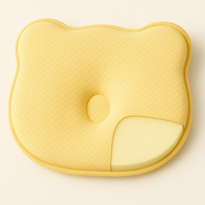 Подушка ортопедична дитяча BabyComfort PAPAELLA 27х22х3 см з ефектом пам'яті з наволочкою