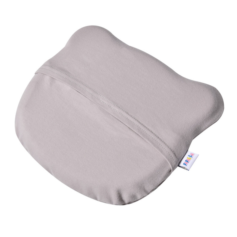 Наволочка на подушку ортопедичну дитячу BabyComfort PAPAELLA 23х27 см трикотаж з вишивкою сирій беж